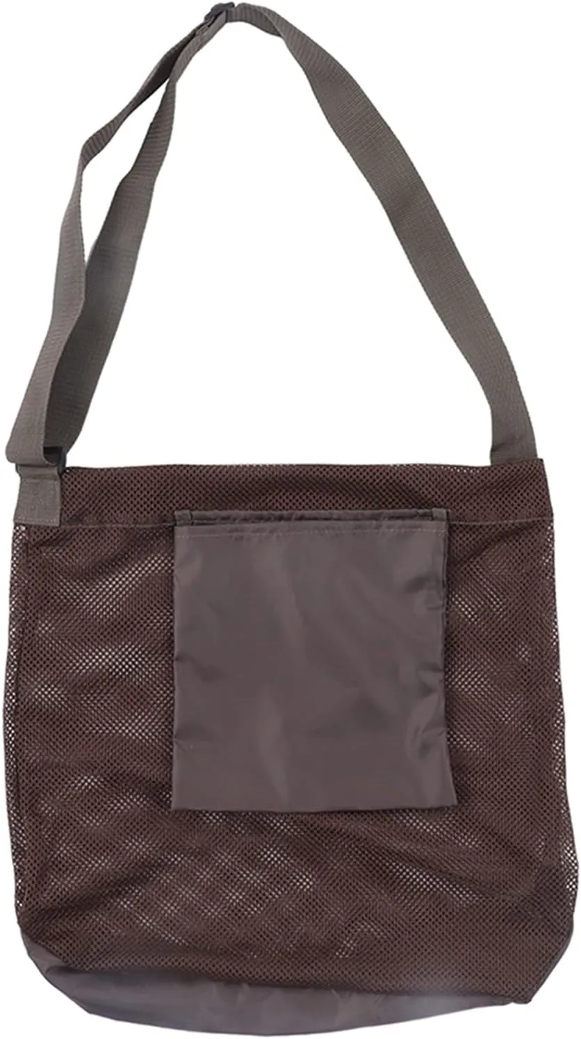 Mushroom Hunting Bag, Mushroom Hunting Foraging Storage Pouch, Foldable Mesh Harvesting Bag with Variable Strap for Outdoor Adventures
