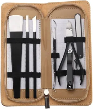 Nail Clipper Set Professional Pedicure 7 Sets Toenail Care Set Nail Clippers Manicure Pedicure Kit Stainless Steel Pedicure Pliers Travel Sets Manicure Set(7 Piece Set)