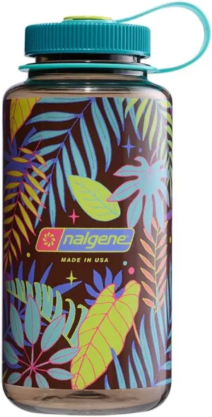 Nalgene 348861 Wide Mouth 32oz Woodsman Botanical Ferns/Seaside