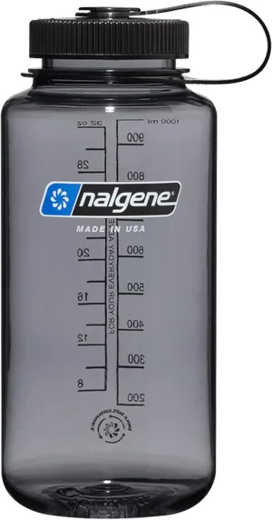 Nalgene Sustain Tritan BPA-Free Water Bottle Made with Material Derived From 50% Plastic Waste, 32 OZ, Wide Mouth