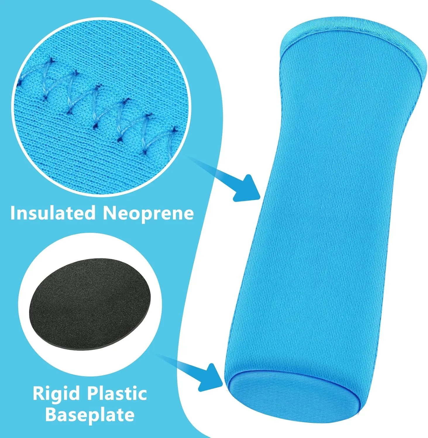 NBOOCUP Protective Sleeve Compatible with 22 oz Cirkul Water Bottle, Fit for 22 oz Plastic & Stainless Steel Bottles, Anti-Slip Cover Made for Cirkul Accessories, Sweat Absorbing Material