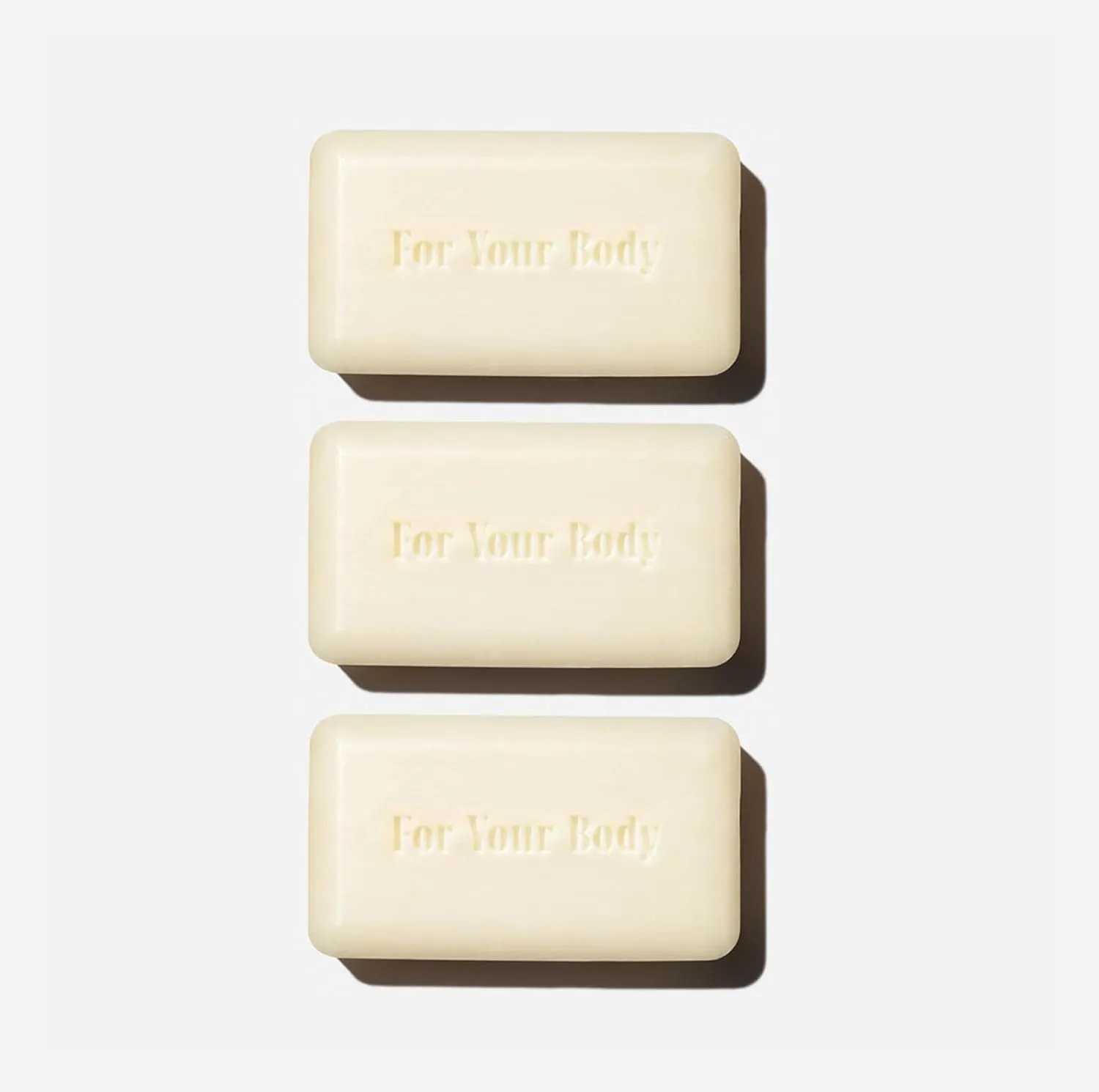 Nécessaire The Body Exfoliator Bar Trio | In-Shower 2% Physical Exfoliant Treatment For Women   Men. Good For KP, Ingrowns   Rough, Dry Patches. Fragrance-Free. 140 g / 5 oz