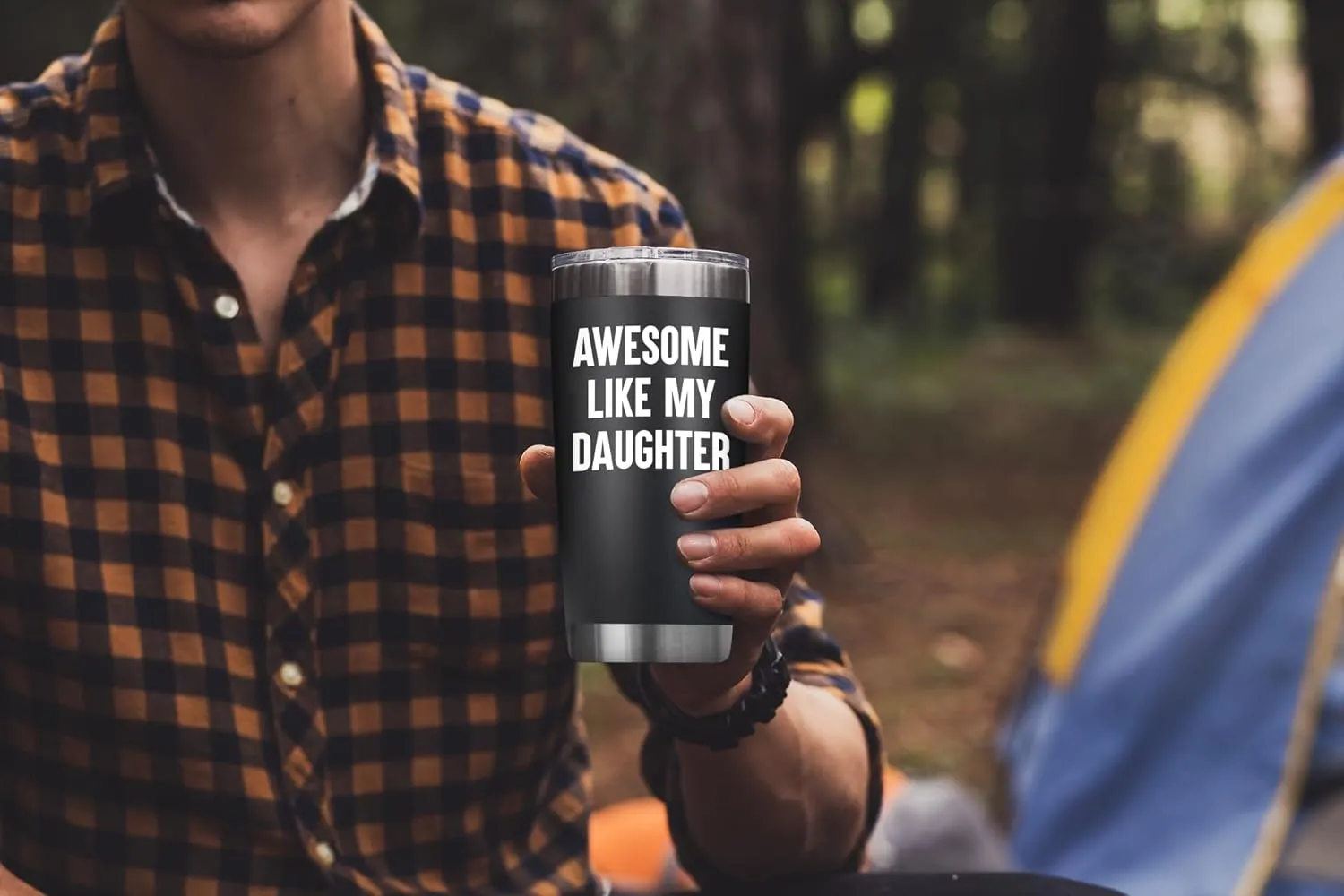 NewEleven Fathers Day Gift For Dad - Birthday Gifts For Dad From Daughter - Husband Gifts - Unique Birthday Present Ideas For Father, Husband, New Papa, Bonus Father From Daughter - 20 Oz Tumbler