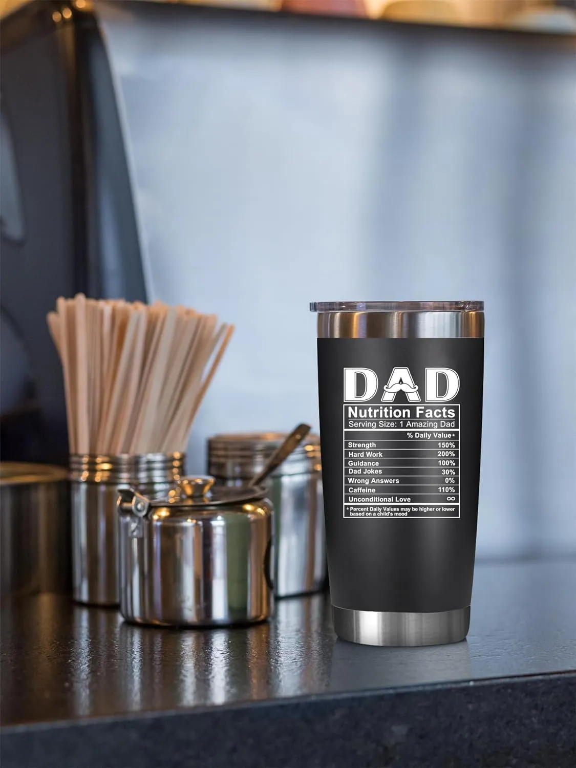 NewEleven Fathers Day Gift For Dad - Birthday Gifts For Dad From Daughter - Husband Gifts - Unique Birthday Present Ideas For Father, Husband, New Papa, Bonus Father From Daughter - 20 Oz Tumbler