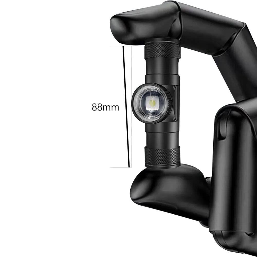 Newest LED Headlamp High Power 18650 Rechargeable USB-C Torch for Camping & Hunting