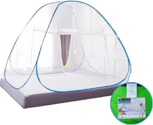NICE PURCHASE New Portable Folding Mosquito Net Tent Freestand Bed 1 or 2 Openings (1.5m)