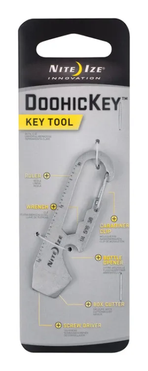 Nite Ize DoohicKey 1.8 in. D Stainless Steel Silver DoohicKey Multi Key Tool