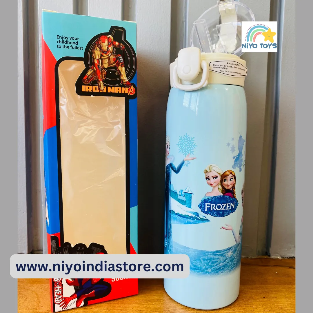 NIYO TOYS Fun Insulated Bottle for School - Kids' Design