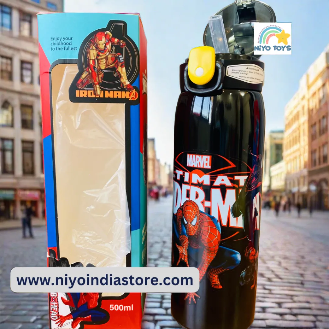 NIYO TOYS Fun Insulated Bottle for School - Kids' Design