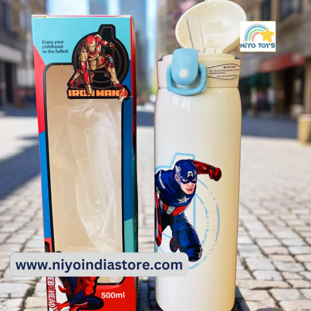 NIYO TOYS Fun Insulated Bottle for School - Kids' Design