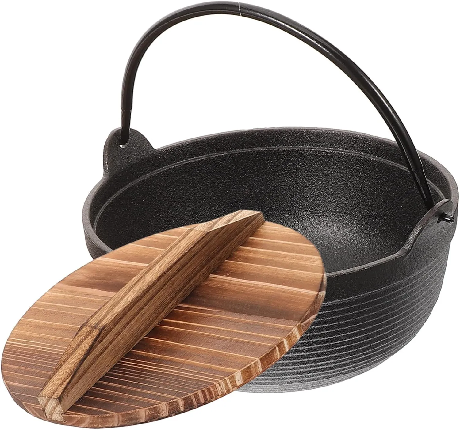 Non Stick Pan Camping Cookware Small Pot Pan Small Cooking Pot with Lid Cooking Pots with Lids Wok Pot Japanese Cooking Pot Camping Cooking Pot with Lid Cooking Wok Outdoor Wok