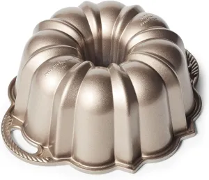 Nordic Ware Anniversary Bundt Pan, 6 cup, Toffee