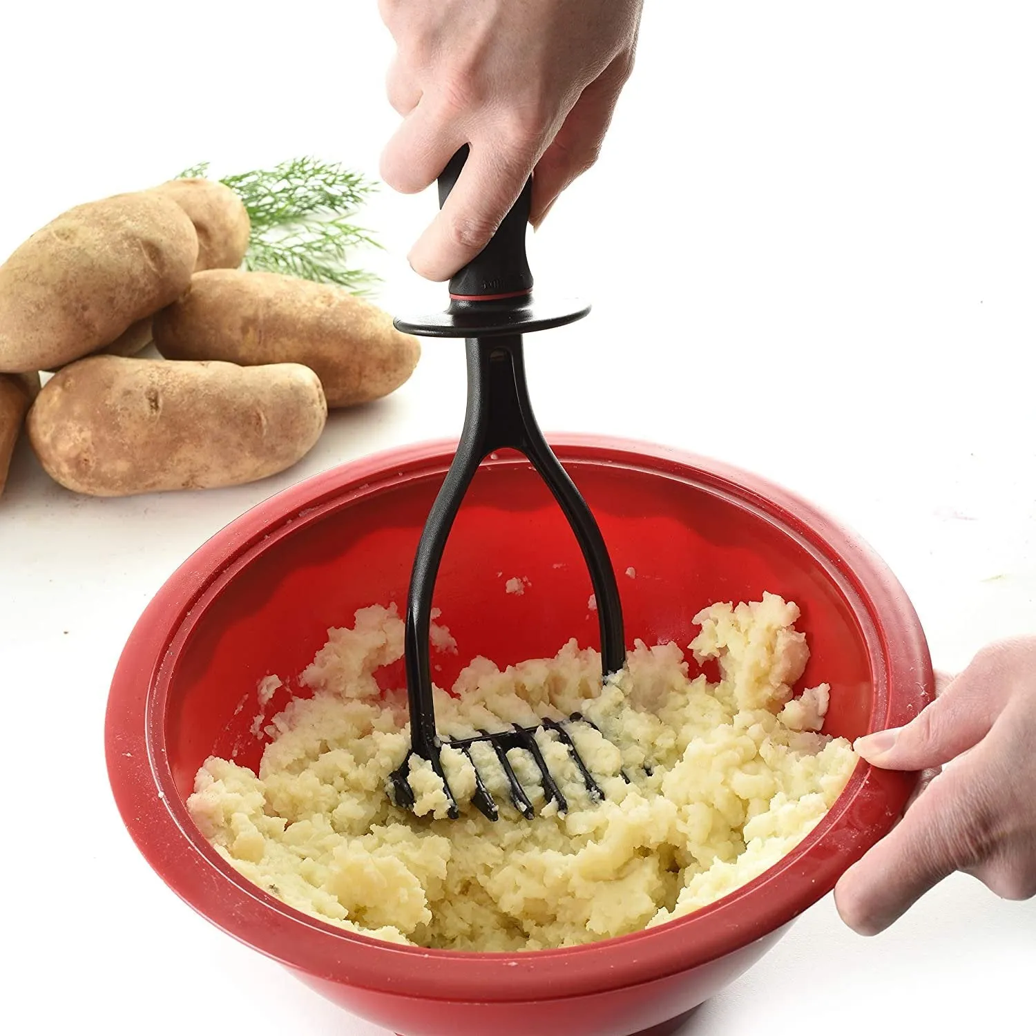 Norpro 11" Long Grip-EZ Handle Nylon Hand Potato Masher