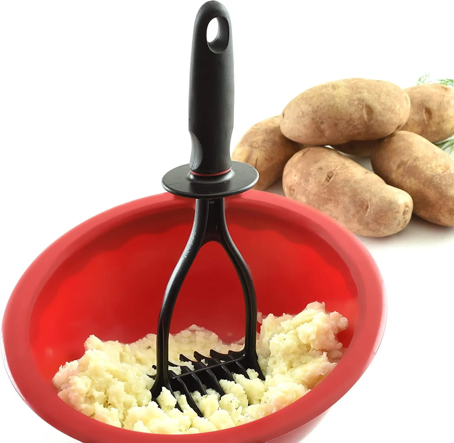 Norpro 11" Long Grip-EZ Handle Nylon Hand Potato Masher