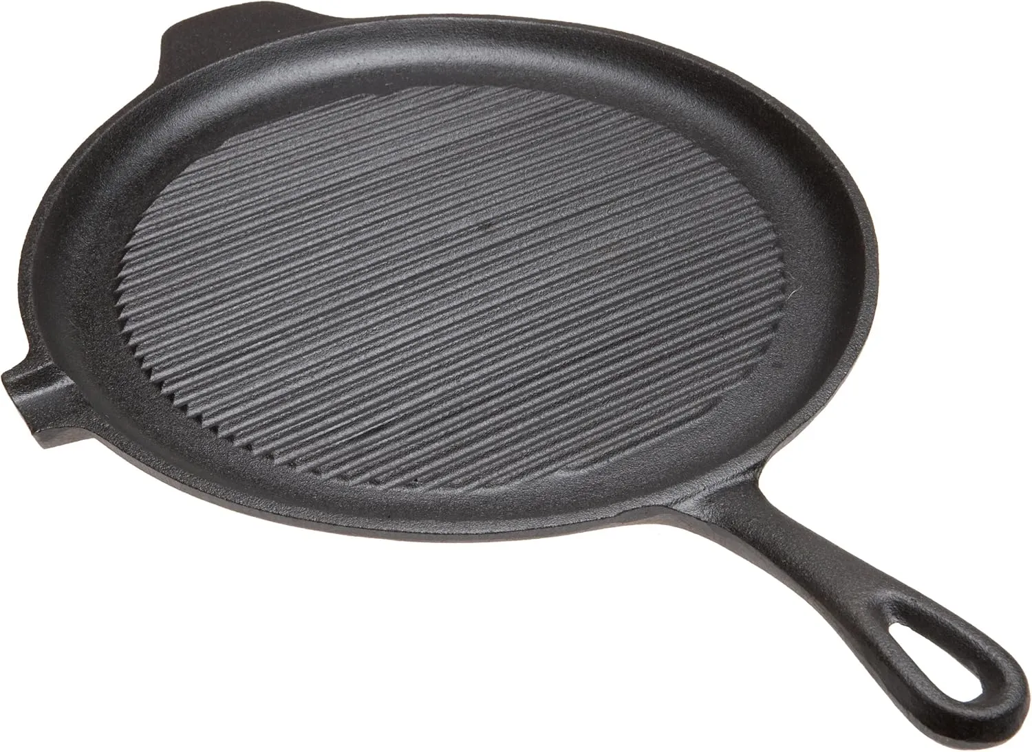 Old Mountain Pre Seasoned 10148 11 1/4 Inch Round Grill with Assist Handle