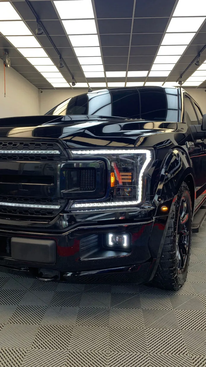 OLM Essential Series Headlights (White DRL) - 2018-2020 Ford F150