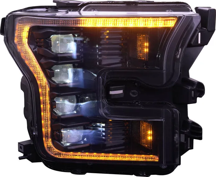 OLM Infinite Series Headlights (Amber DRL) (Gen 2) - 2015-2017 Ford F150