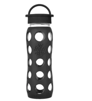 Onyx 22 oz Glass Water Bottle