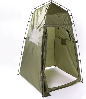 Outdoor Camping Beach Shower Tent Portable Privacy Camping Toilet Changing Room Tent with Window Rain Shelter