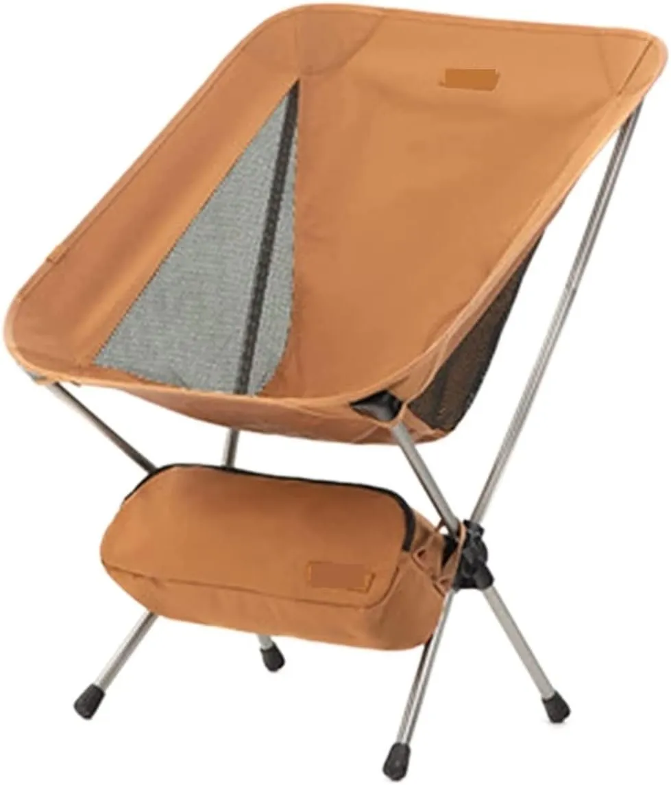Outdoor Camping Chair Ultralight Backpack Travel Hiking Foldable Portable Beach Breathable Seat Mesh Double Sided Folding Lawn Chairs
