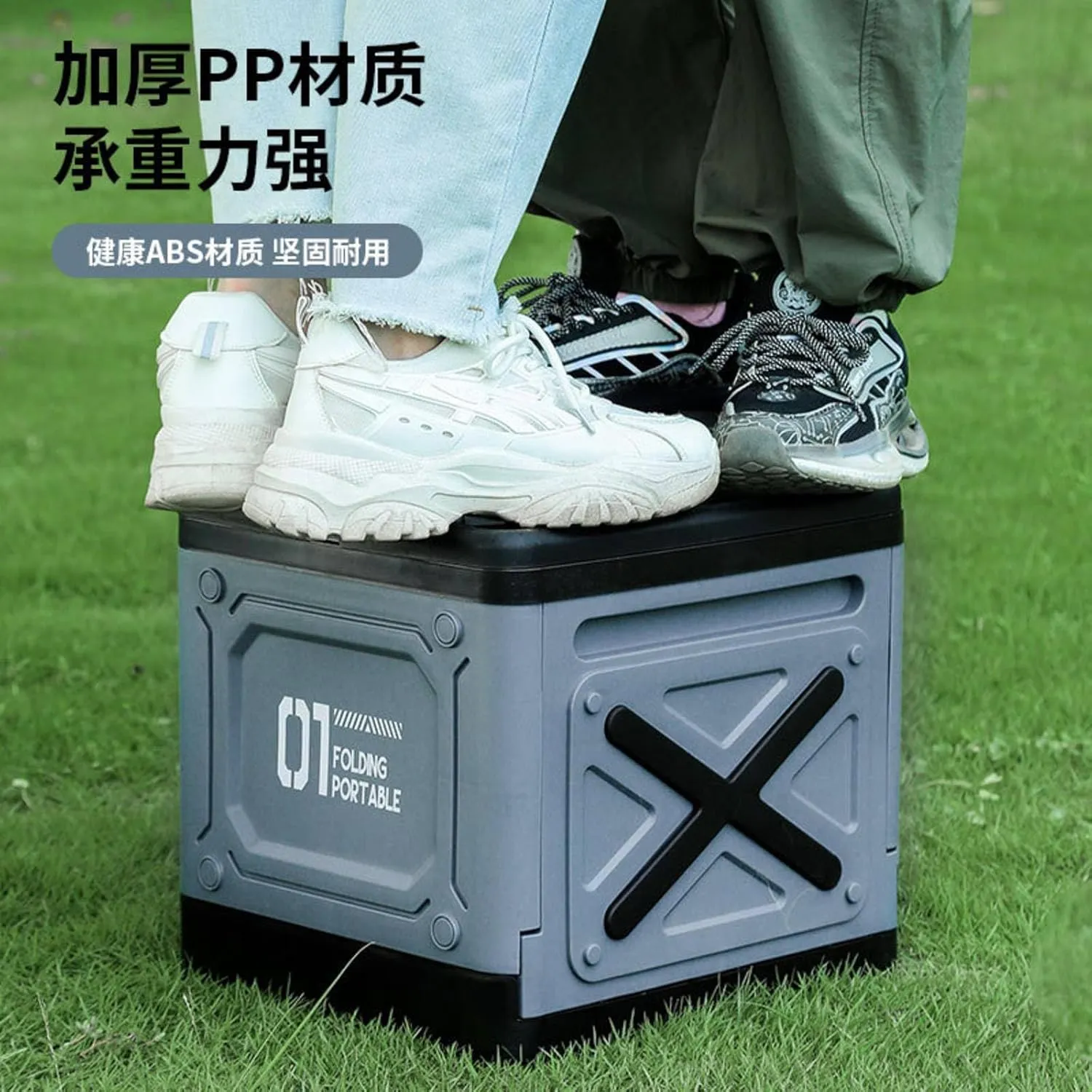 Outdoor car toilet portable deodorant toilet folding toilet toilet curing agent emergency camping self-driving