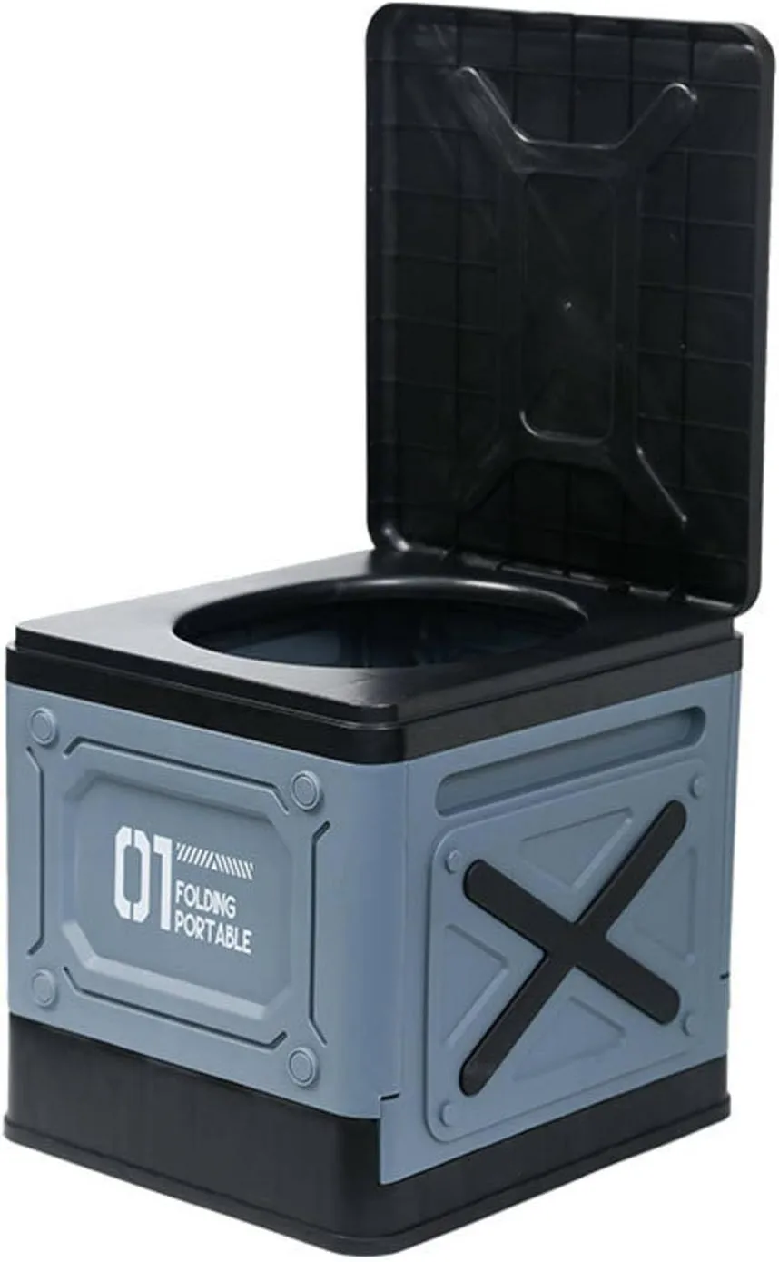 Outdoor car toilet portable deodorant toilet folding toilet toilet curing agent emergency camping self-driving
