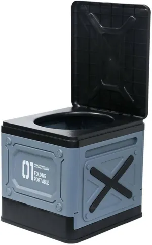 Outdoor car toilet portable deodorant toilet folding toilet toilet curing agent emergency camping self-driving