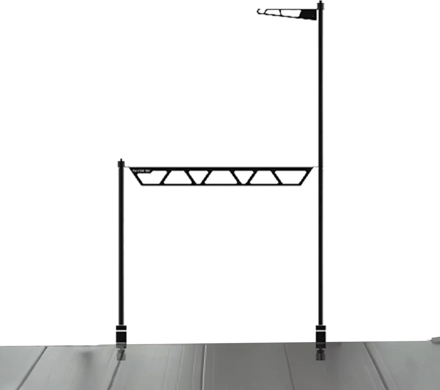 Outdoor Cookware Rack, Desktop Cookware Storage Stand, Metal Cutlery Holder, Portable Removable Tool Organizer for Camping Picnic BBQ Outdoor Fishing