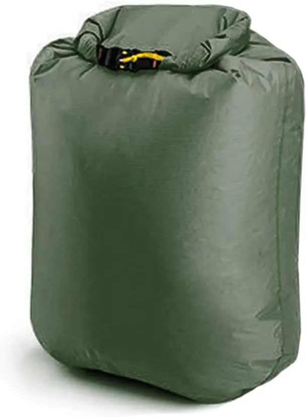 Outdoor DryBag, Silicon Coated Nylon Camping Drifting Hiking Swimming Rafting Kayaking River Trekking Bag Dampproof Clothes Storage Bag (Green-S)