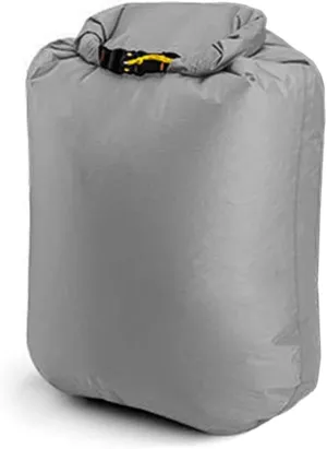 Outdoor Water proof Dry Bag - Silicon Coated Nylon, Ideal for Camping, Drifting, Hiking, Swimming, Rafting, Kayaking, River Trekking - Dampproof Clothes Storage Bag (Grey-L)