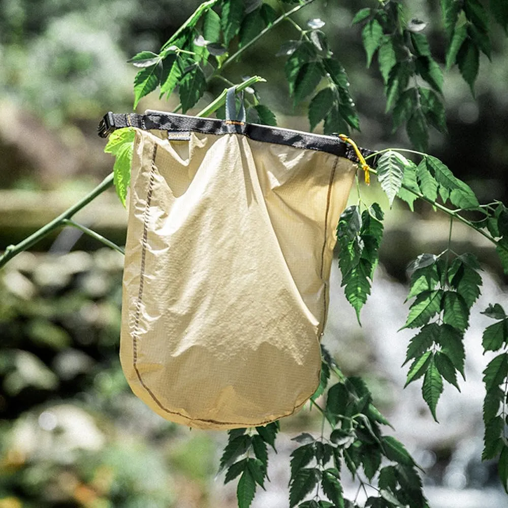 Outdoor Water proof Dry Bag - Silicon Coated Nylon, Ideal for Camping, Drifting, Hiking, Swimming, Rafting, Kayaking, River Trekking - Dampproof Clothes Storage Bag (Grey-L)