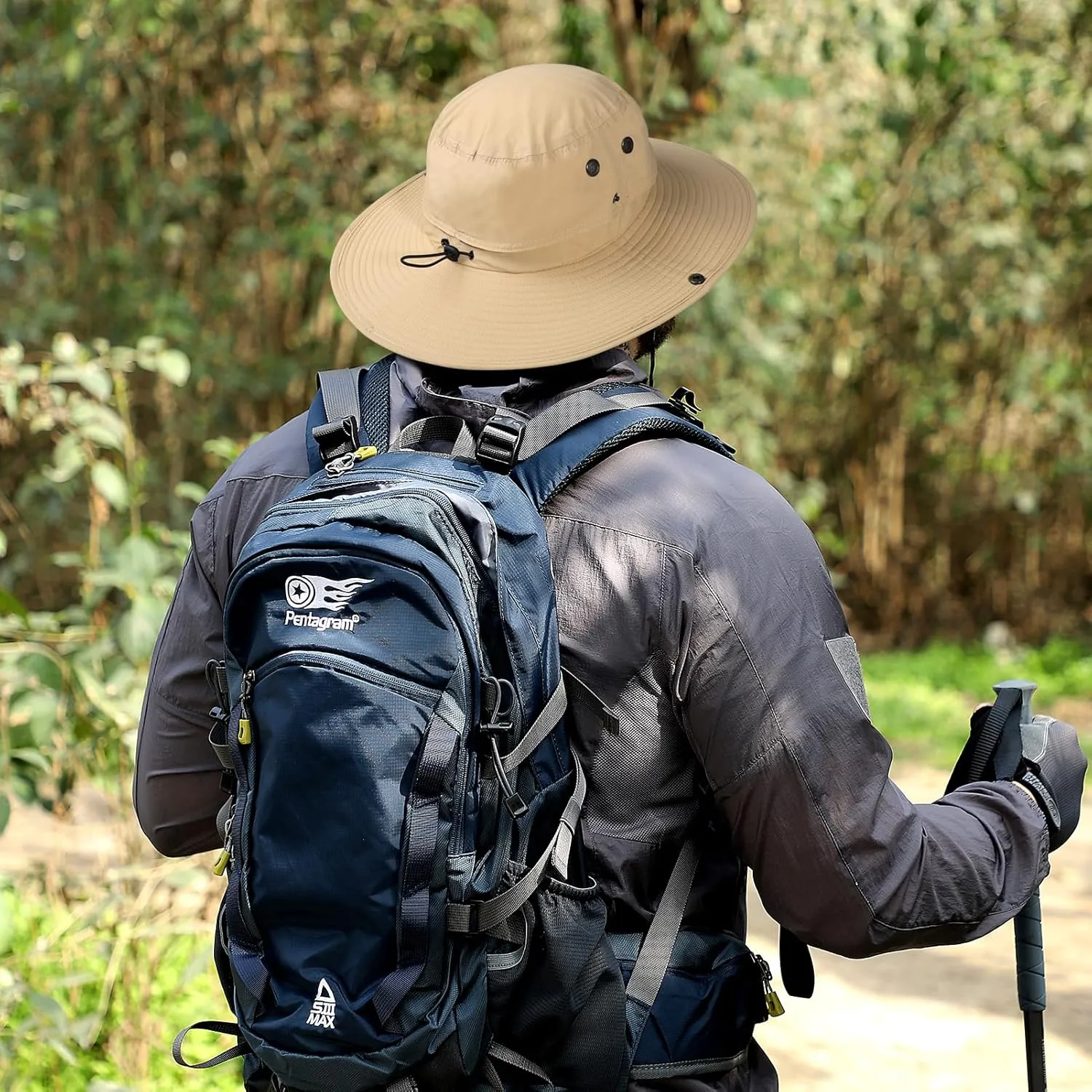 Oversize XL XXL Mens Sun Hats Large Wide Brim Waterproof UPF 50  Bucket Hat Summer Travel Fishing Hiking Hat Detachable Strap