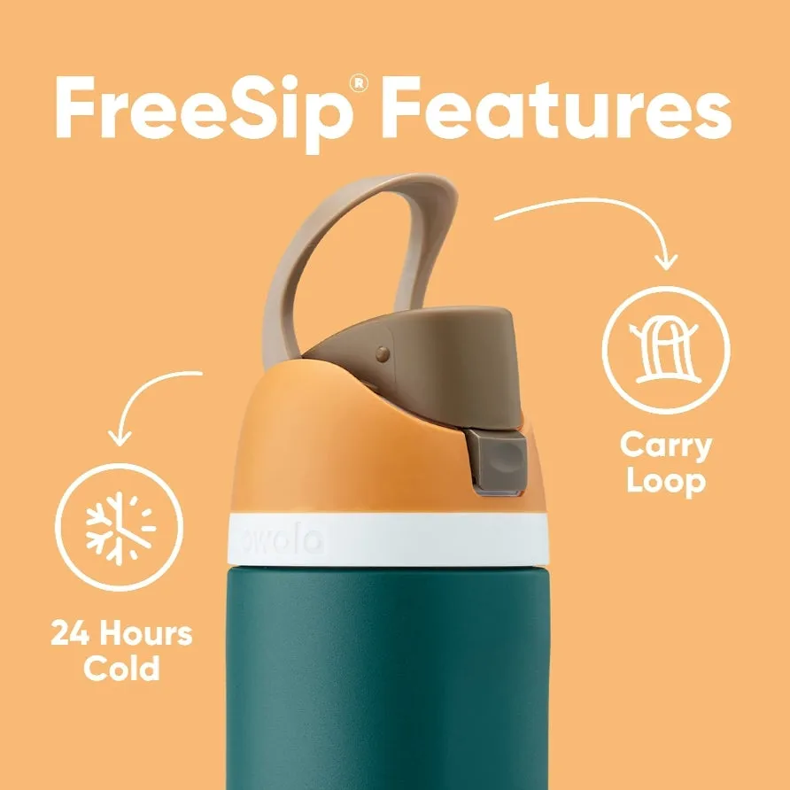 Owala Free Sip Bottles, 710 ml, Premium Insulated Steel Bottle