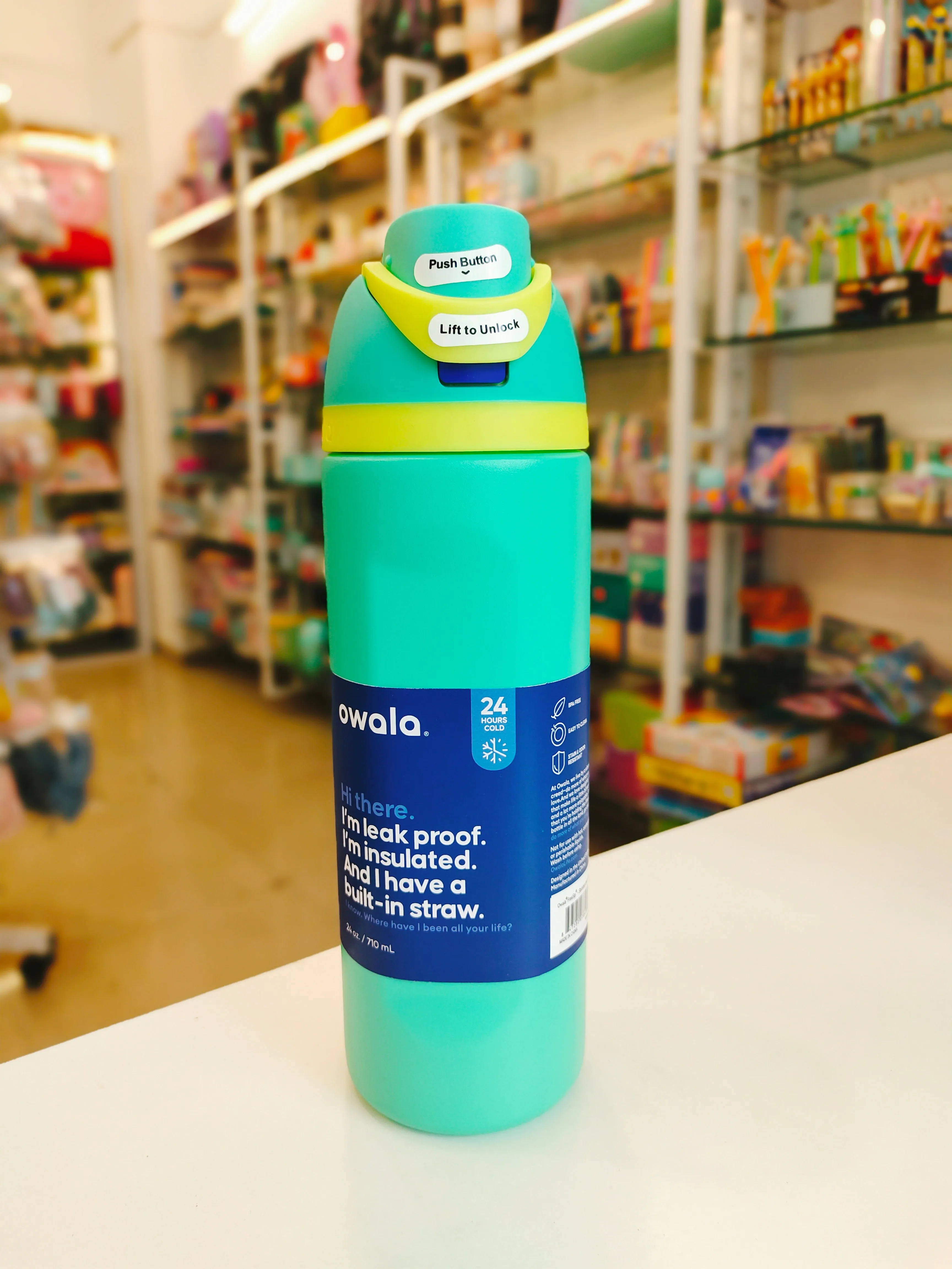 Owala Free Sip Bottles, 710 ml, Premium Insulated Steel Bottle