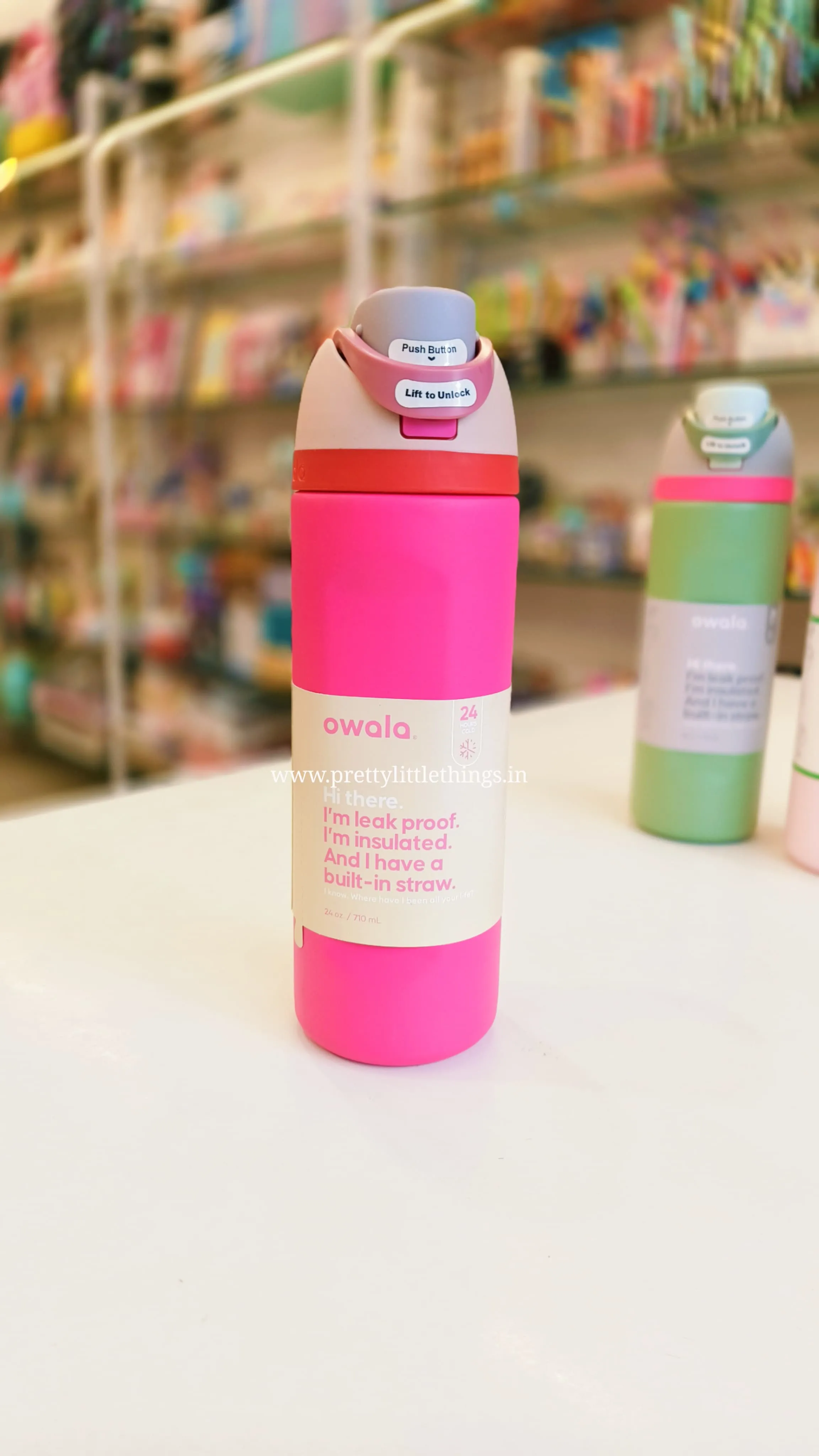 Owala Free Sip Bottles, 710 ml, Premium Insulated Steel Bottle