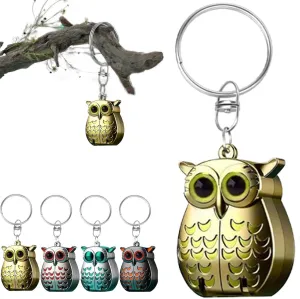 Owl Keychain Nail Clipper, German Professional Mini Nail Clipper, New 2-in-1 Foldable Owl Nail Clippers with Nail File, for Travel Size Nail Care Gifts