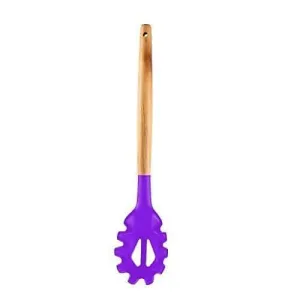 P-Plus International Purple Silicone Pasta Fork (Heat Resistant & Non-Stick)
