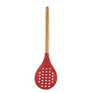 P-Plus International Silicone Slotted Skimmer – Heat Resistant & Scratch-Free (Red)
