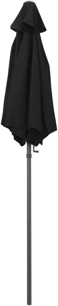 Parasol Sand White,Sunshade Shelter Outdoor Canopy，Beach Umbrella，Boat Umbrella,Picnic Table，Market Umbrella，Vehicle Awning,for Deck, Lawn, Backyard and Pool,78.7"x83.1" Aluminum