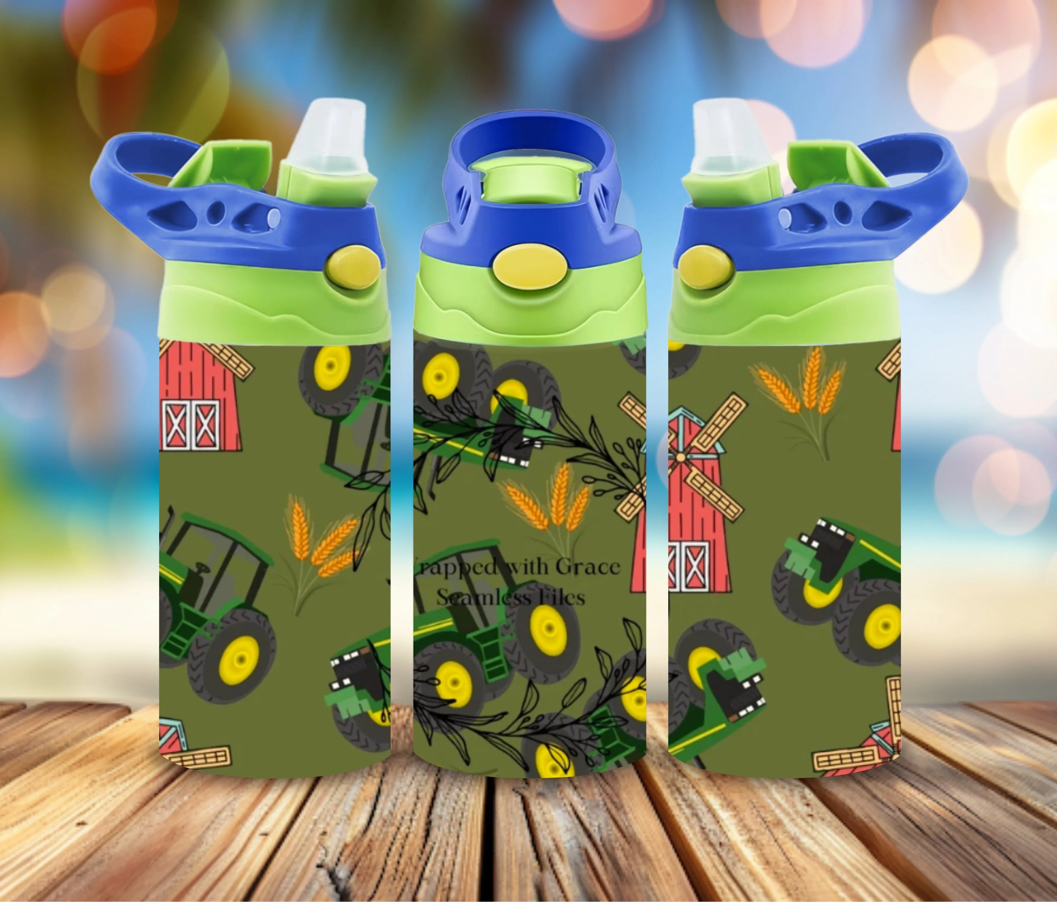 Pattern Kids Sippy or Waterbottle