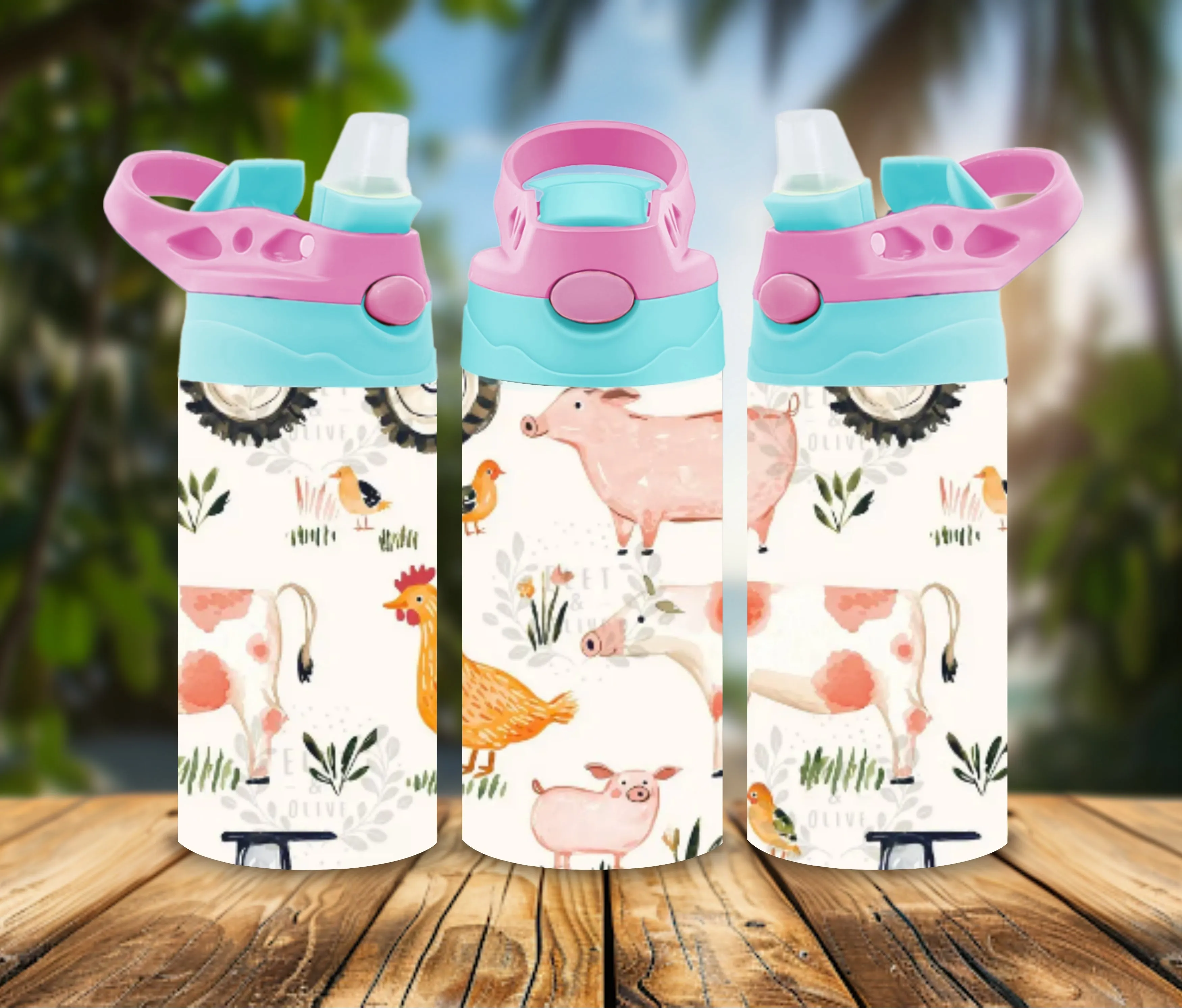 Pattern Kids Sippy or Waterbottle