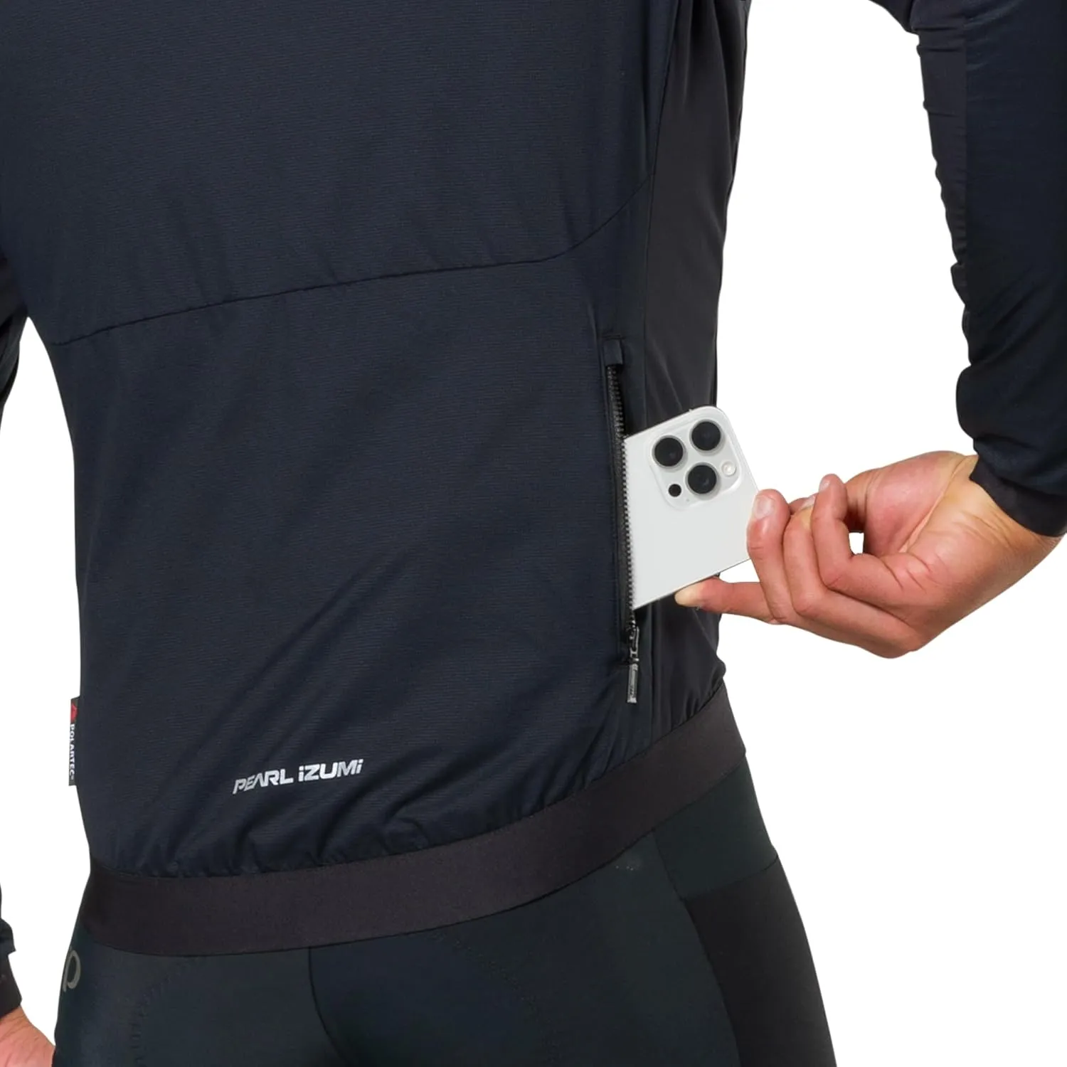 PEARL IZUMI, Men's Expedition Pro Alpha Jacket, Wind & Water Resistant Cycling Jacket, Form-Fitting with Safety Elements