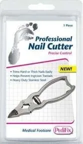 PEDIFIX Double Action Mycotic Nail Cutter Nipper Trimmer 5-1/2-in P3355 Professional Stainless Steel