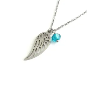 Personalised Stainless Steel Memorial Necklace