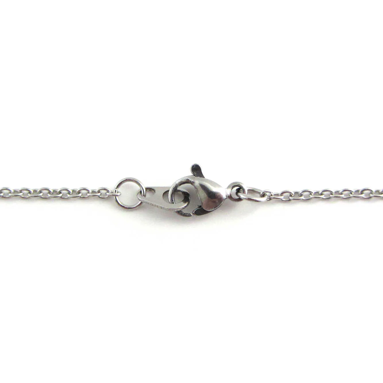 Personalised Stainless Steel Memorial Necklace