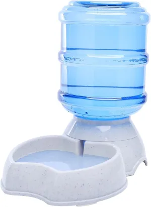 Pet Water Dispenser Automatic for Dogs Cats, BPA-Free, Gravity Refill, Self Feeding for Small Medium Pets Puppy Kitten Rabbit - 1 Gallon (Waterer)