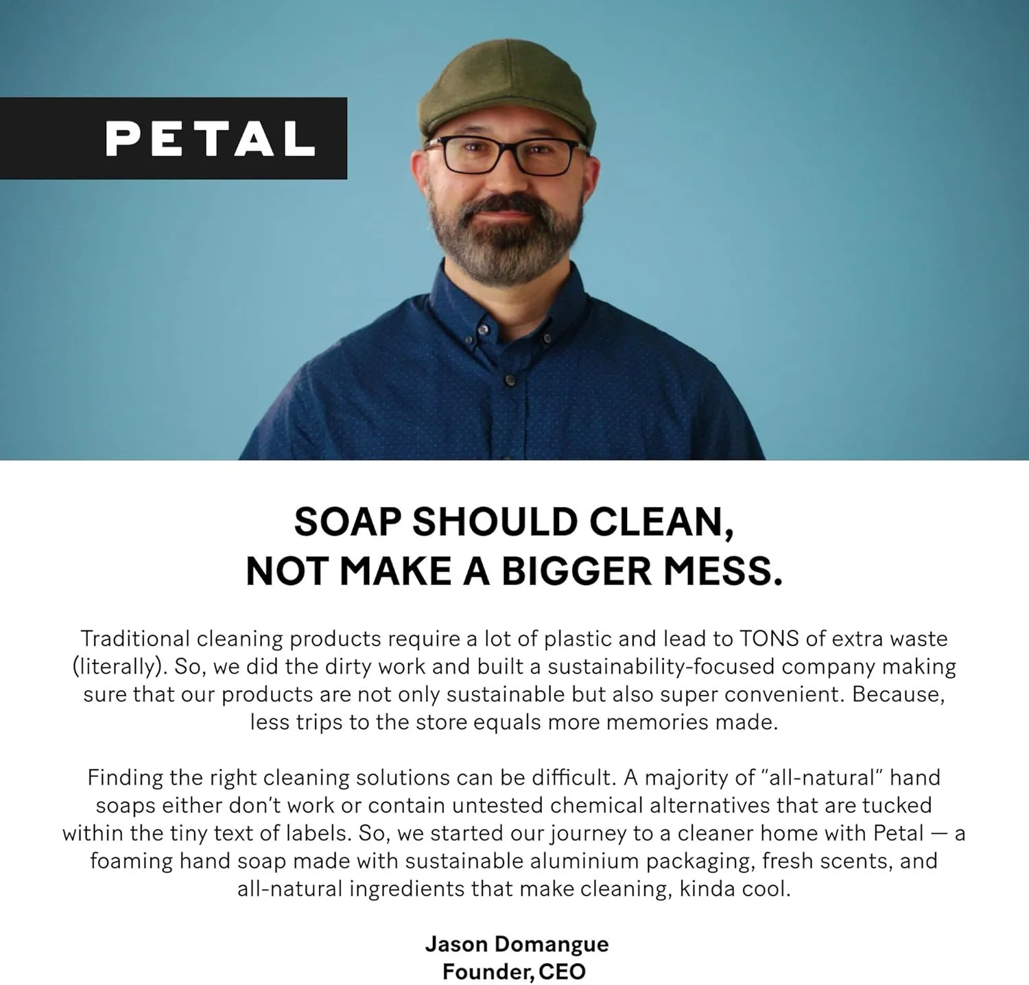 Petal Foaming Soap Dispenser with Hand Soap Refills - Zero Waste Hand Soap Dispenser - Natural Soap - Vegan - Cruelty Free - Made in the USA - (8.5oz) - (4ct) - (Citrus Ginger, Silver (Aluminum))