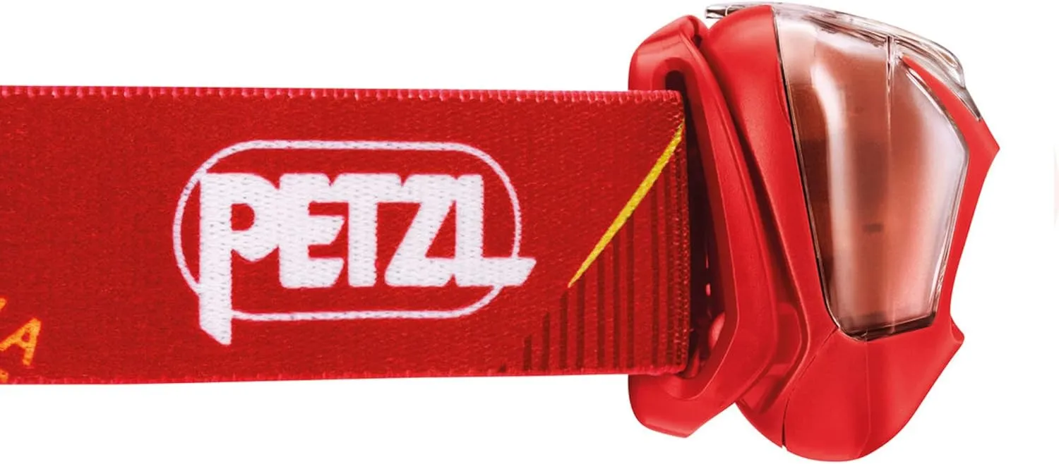 PETZL, TIKKINA Outdoor Headlamp with 250 Lumens for Camping and Hiking