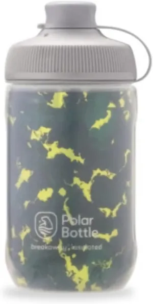 Polar Bottle Breakaway Muck Insulated Mountain Bike Water Bottle - BPA Free, Cycling & Sports Squeeze Bottle with Dust Cover