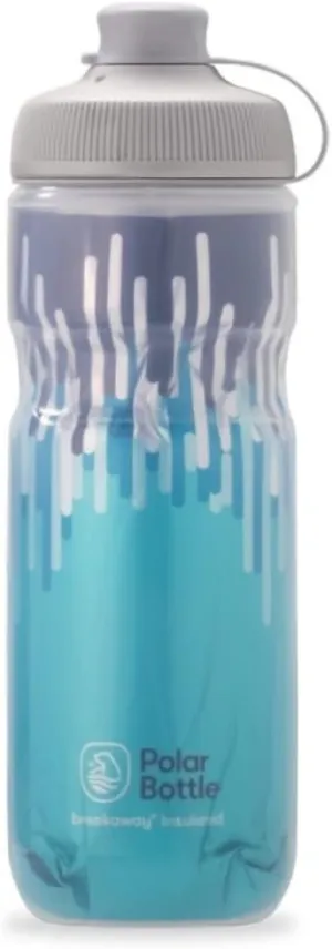 Polar Bottle Breakaway Muck Insulated Mountain Bike Water Bottle - BPA Free, Cycling & Sports Squeeze Bottle with Dust Cover